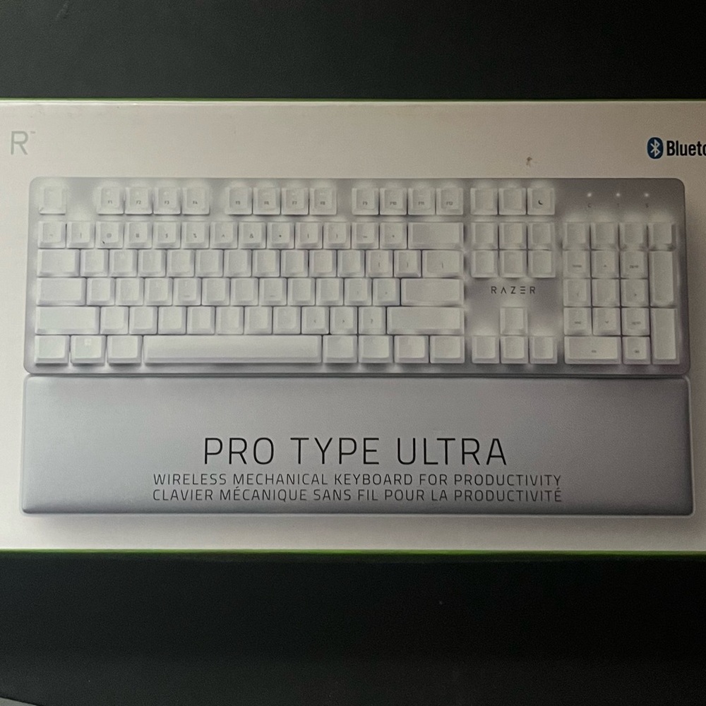 Razer Pro Type Ultra Wireless Mechanical Keyboard White